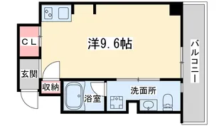 プロシード西天満【10階】の間取り