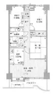 エンブル・シティ焼津【2階】の間取り