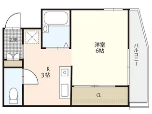 K.K BLD【3階】の間取り