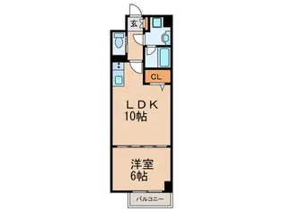 HF名駅北レジデンスWEST【9階】の間取り
