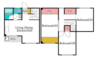 シャトー野田屋町の間取り