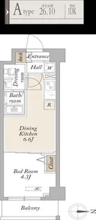 KDXレジデンス梅島【3階】の間取り