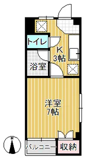 ソシエール高岡【1階】の間取り