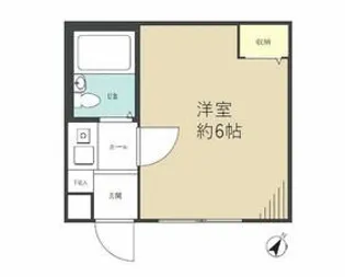 サンパルク山手【2階】の間取り