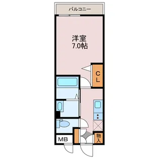 Luxe姫路【9階】の間取り