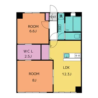 長瀬ビル【4階】の間取り