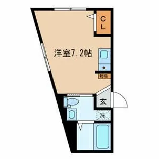 東京都板橋区清水町【アパート】の間取り