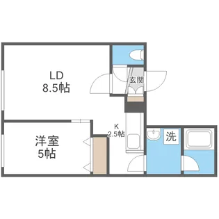 MKS【4階】の間取り