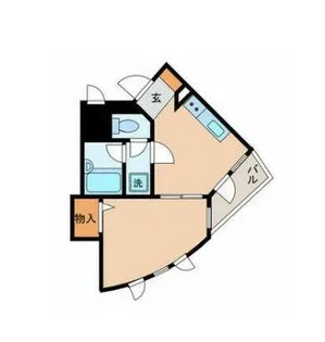 ガウディ動坂【1階】の間取り