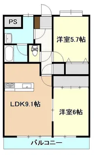 ベロウ リベルタ【6階】の間取り