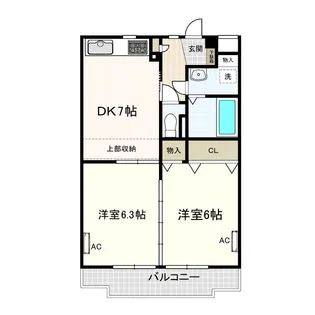 レジディア吉祥寺【2階】の間取り