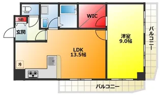 大阪府大阪市東淀川区菅原1【マンション】の間取り