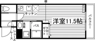 プレシャス川内【4階】の間取り