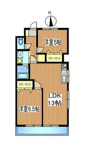 大関山ハイツ【8階】の間取り