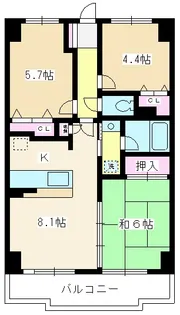 埼玉県新座市野火止5【マンション】の間取り