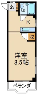 第一イワイハイツ【3階】の間取り