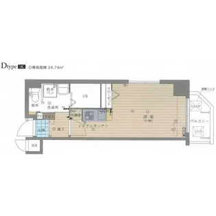 レジデンシャルヒルズ博多南【5階】の間取り