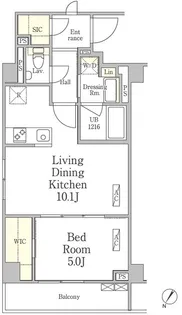 東京都世田谷区池尻3【マンション】の間取り