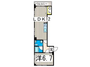 田口ビルド【5階】の間取り