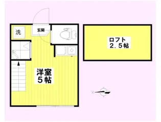 ソレイユ荻窪III【1階】の間取り
