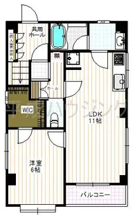 カサデアール【2階】の間取り