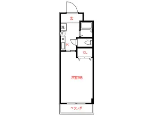 マンション豊島【3階】の間取り