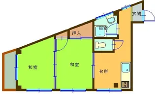 第8幸保マンション【2階】の間取り