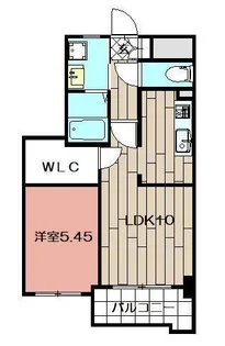 Studie小倉離宮【4階】の間取り