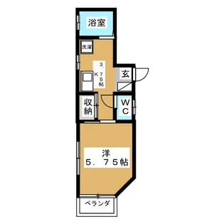 サンハイツ町屋【1階】の間取り