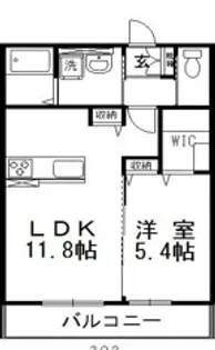 プレッソリーバ【2階】の間取り