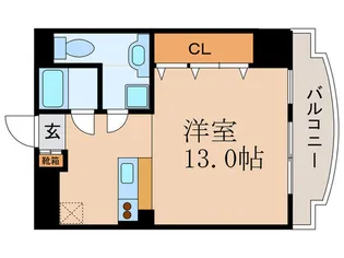 シャルト椥辻【4階】の間取り