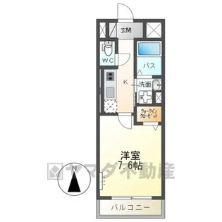 アーバンプレイス【1階】の間取り