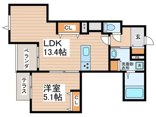Palmier下馬【1階】の間取り