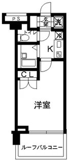 スカイコート東京ベイ・東雲【4階】の間取り