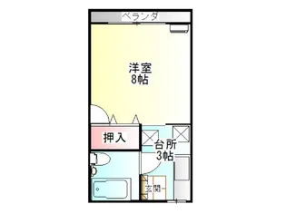 けやき荘【2階】の間取り