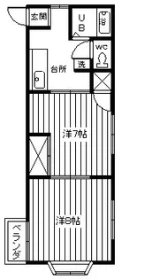 ランドパレスアミティエ【2階】の間取り