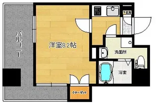 リファレンス下呉服町【6階】の間取り