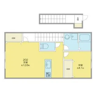 Maison de Rich Annex【2階】の間取り