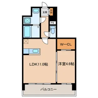 J松島【6階】の間取り