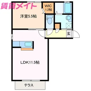 セミュー【1階】の間取り