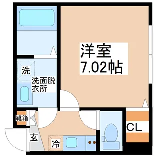 メゾン・ド・アミティ【1階】の間取り