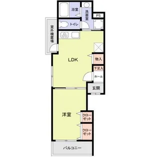 アリビア明神町B棟【2階】の間取り