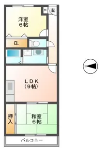 リバティ青山【2階】の間取り