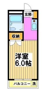 ディライト南烏山【3階】の間取り