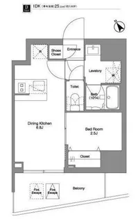 BPRレジデンス田端【3階】の間取り