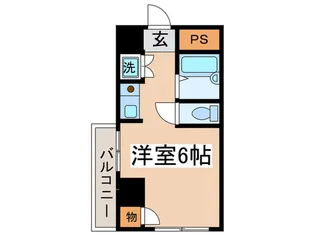 ラ・トゥ-ル・アンフィニ【8階】の間取り