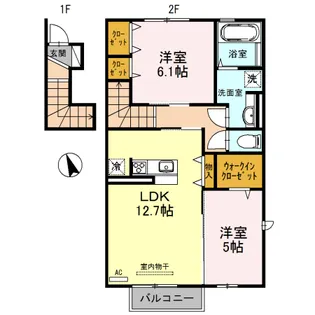 エタン・リジエール【2階】の間取り