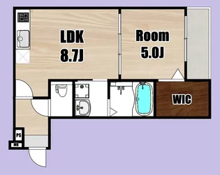 Fujipalace瓜生堂III番館【2階】の間取り