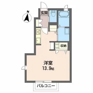 アリス【1階】の間取り