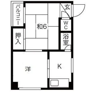 久宝寺コーポラスA棟【3階】の間取り